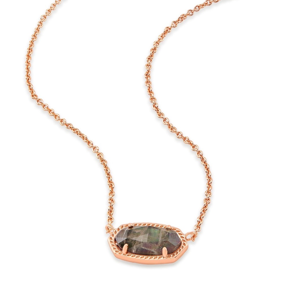 Elisa Pendant in Crystal Gray